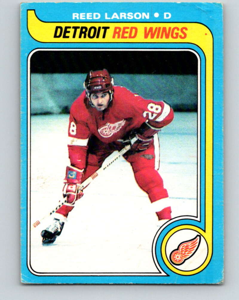 1979-80 O-Pee-Chee #213 Reed Larson Detroit Red Wings V18738