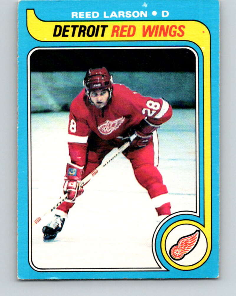 1979-80 O-Pee-Chee #213 Reed Larson Detroit Red Wings V18741