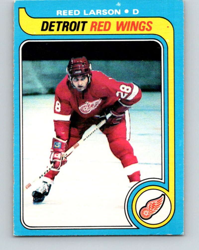 1979-80 O-Pee-Chee #213 Reed Larson Detroit Red Wings V18744