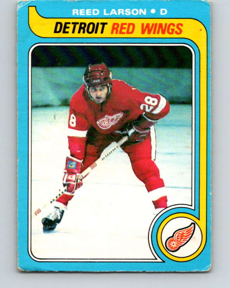 1979-80 O-Pee-Chee #213 Reed Larson Detroit Red Wings V18746