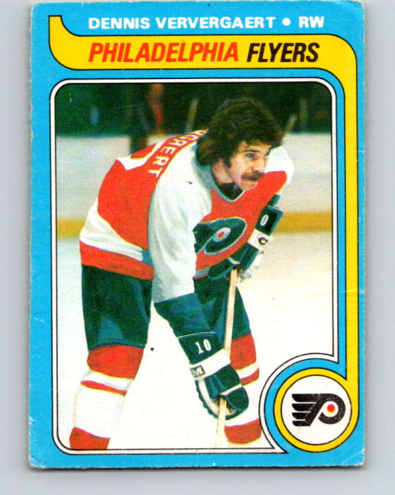 1979-80 O-Pee-Chee #214 Dennis Ververgaert Philadelphia Flyers V18762