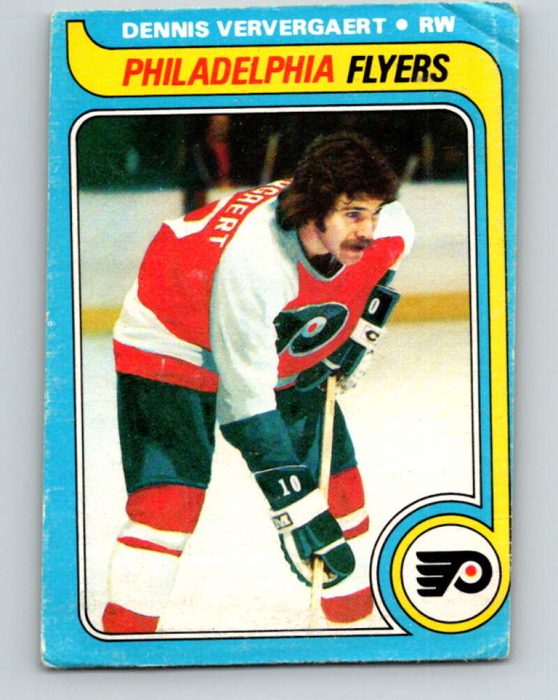 1979-80 O-Pee-Chee #214 Dennis Ververgaert Philadelphia Flyers V18764