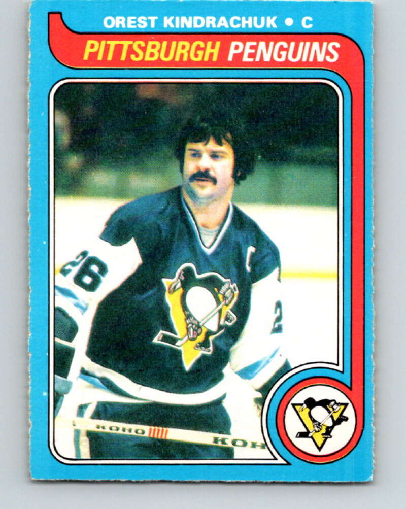 1979-80 O-Pee-Chee #218 Orest Kindrachuk Pittsburgh Penguins V18810
