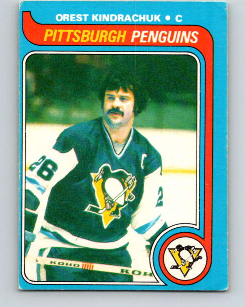 1979-80 O-Pee-Chee #218 Orest Kindrachuk Pittsburgh Penguins V18812