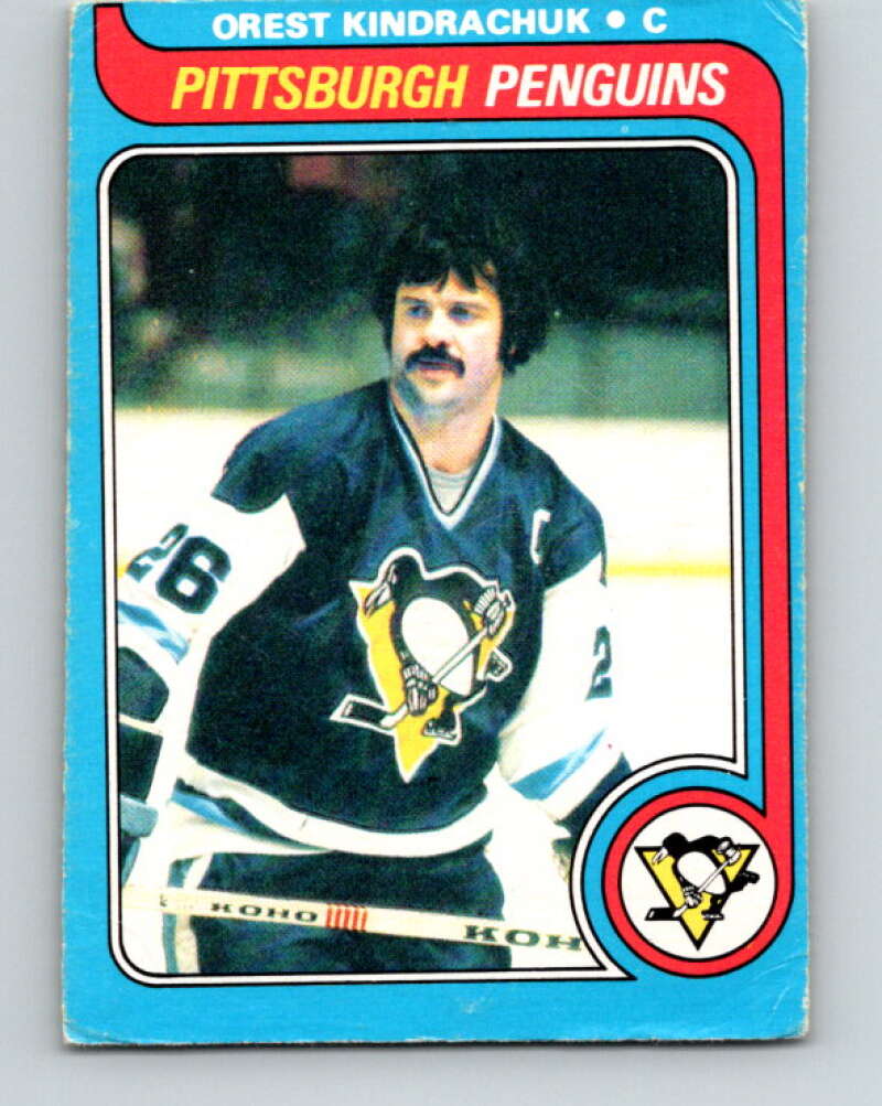 1979-80 O-Pee-Chee #218 Orest Kindrachuk Pittsburgh Penguins V18819