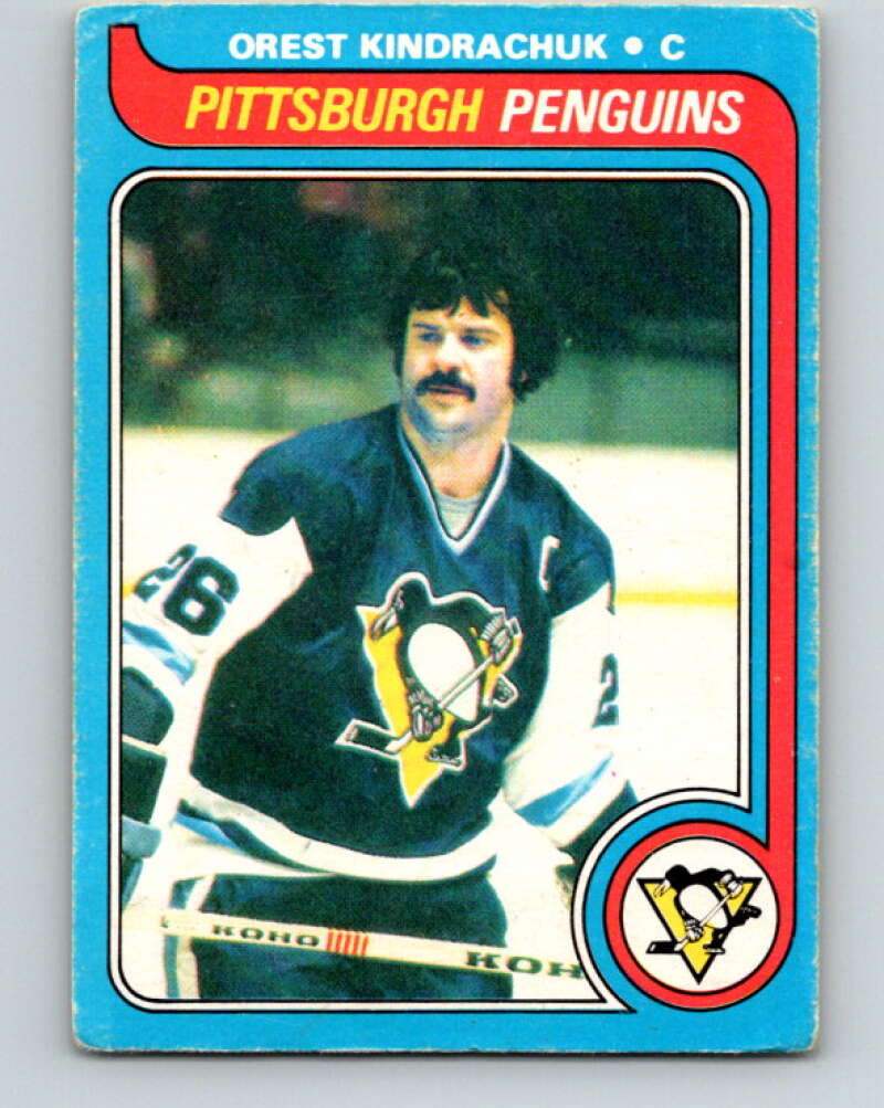 1979-80 O-Pee-Chee #218 Orest Kindrachuk Pittsburgh Penguins V18820