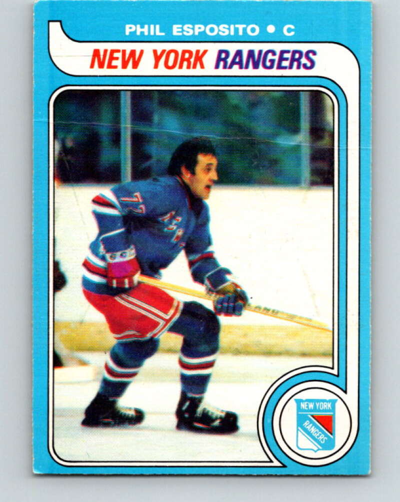 1979-80 O-Pee-Chee #220 Phil Esposito New York Rangers V18844