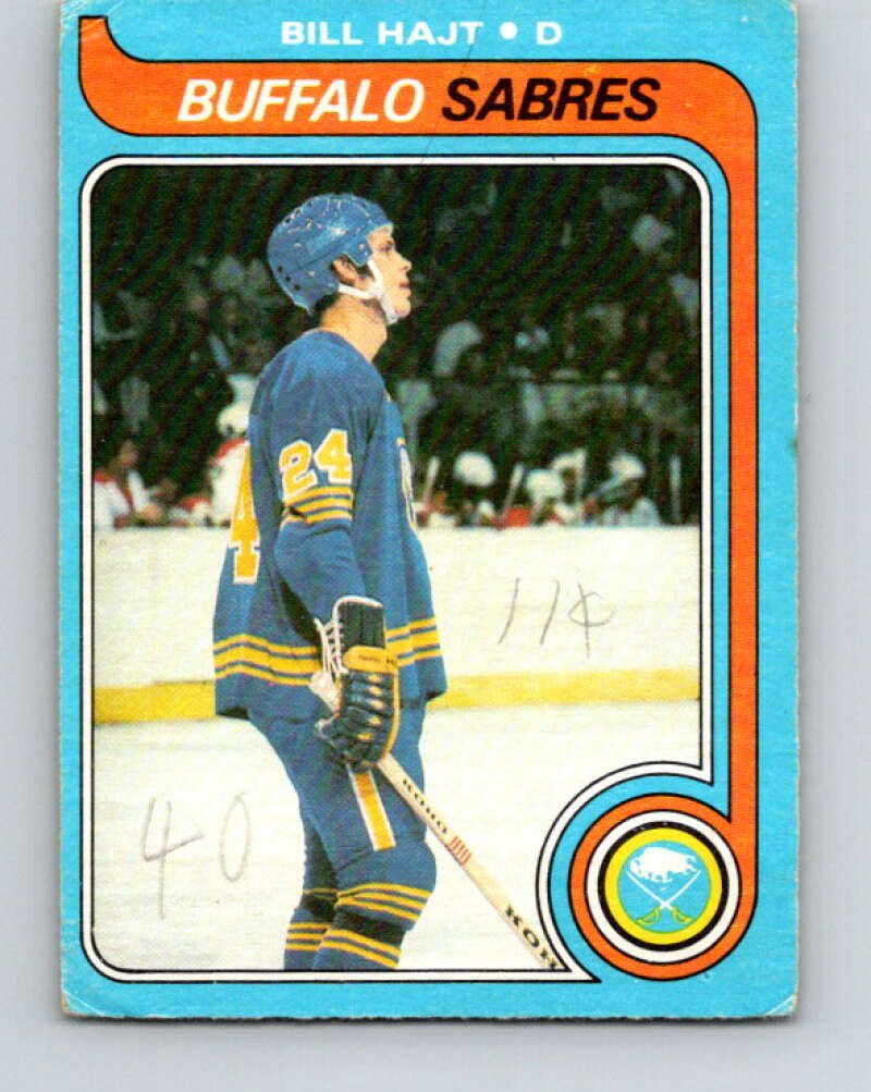 1979-80 O-Pee-Chee #221 Bill Hajt Buffalo Sabres V18852