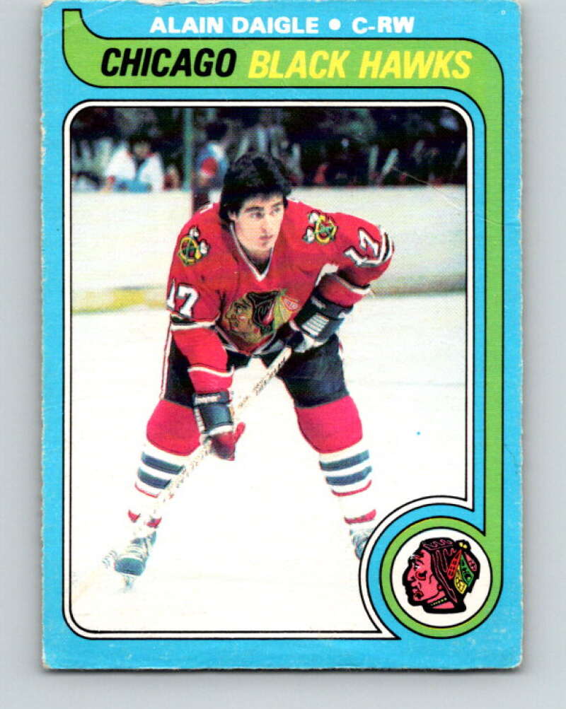 1979-80 O-Pee-Chee #227 Alain Daigle Chicago Blackhawks V18910