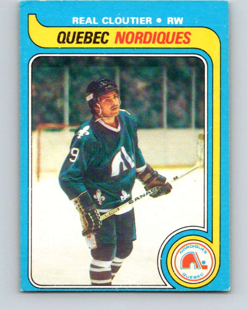 1979-80 O-Pee-Chee #239 Real Cloutier Quebec Nordiques V19035