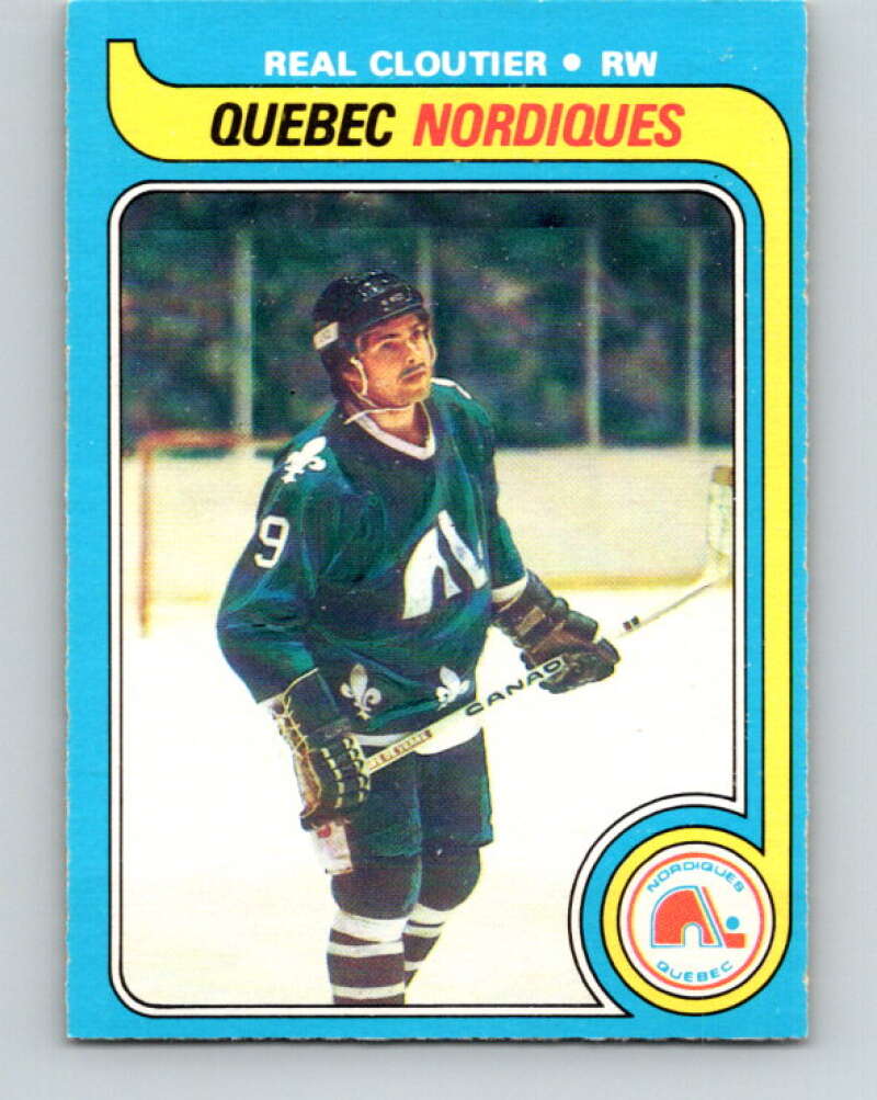 1979-80 O-Pee-Chee #239 Real Cloutier Quebec Nordiques V19038
