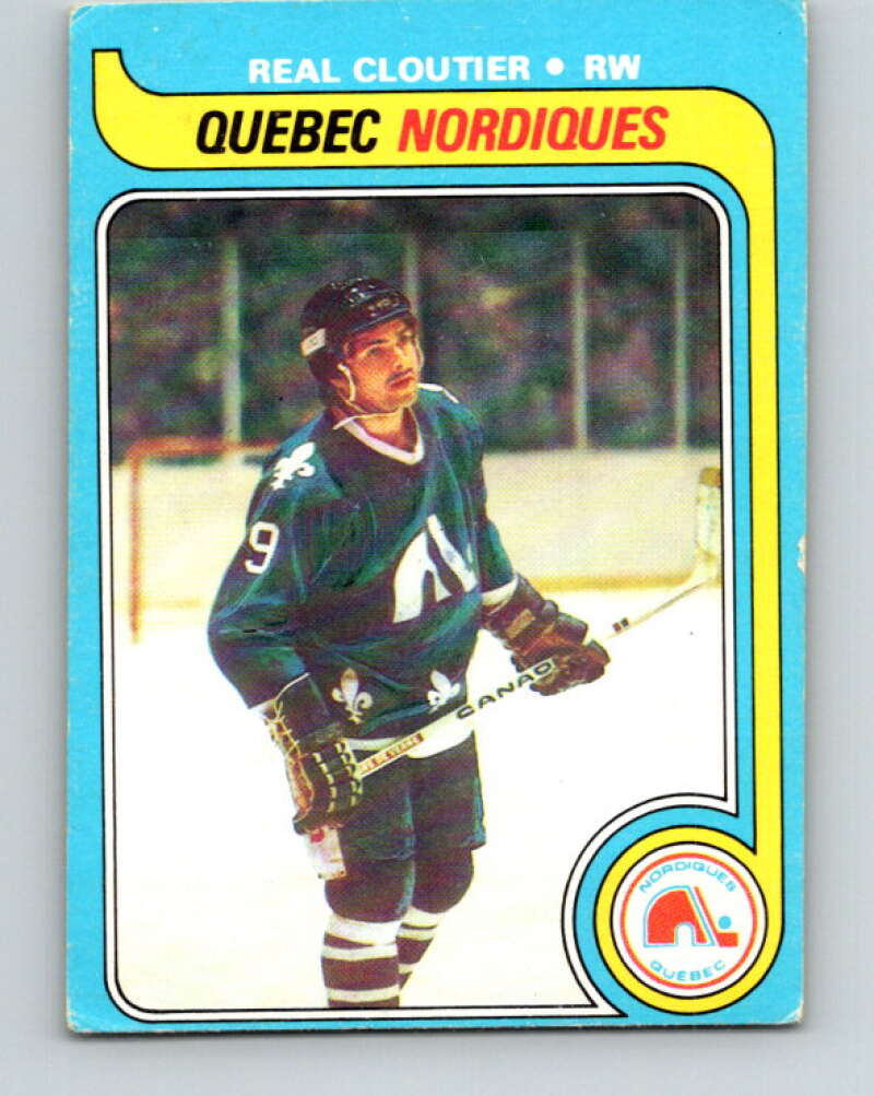 1979-80 O-Pee-Chee #239 Real Cloutier Quebec Nordiques V19039