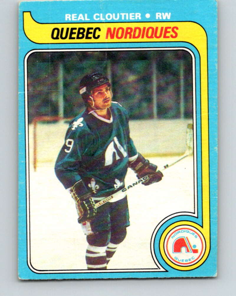 1979-80 O-Pee-Chee #239 Real Cloutier Quebec Nordiques V19042