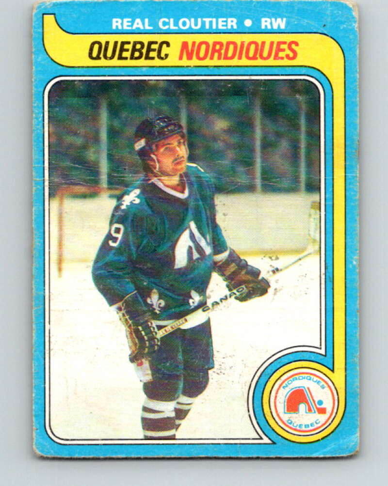 1979-80 O-Pee-Chee #239 Real Cloutier Quebec Nordiques V19043