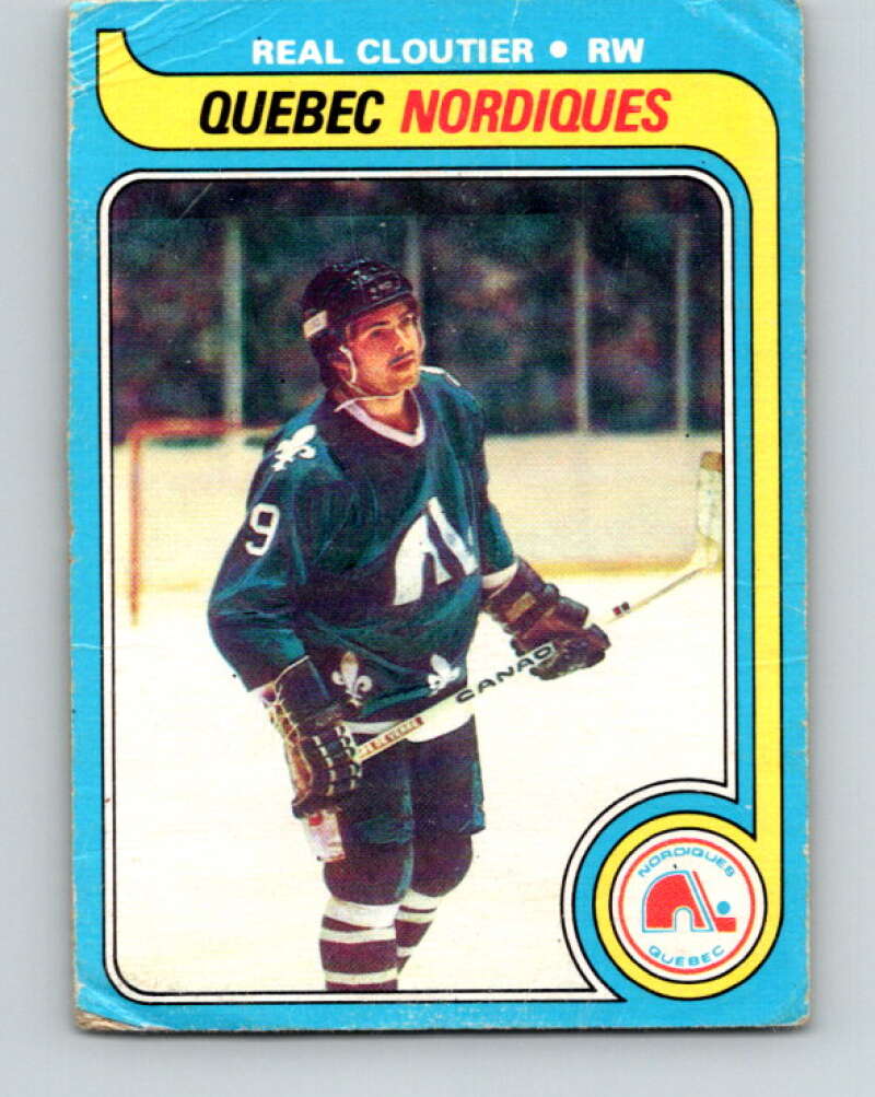 1979-80 O-Pee-Chee #239 Real Cloutier Quebec Nordiques V19044