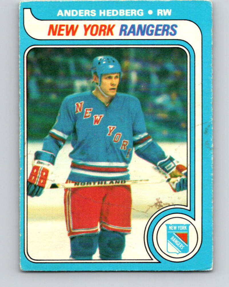 1979-80 O-Pee-Chee #240 Anders Hedberg New York Rangers V19046