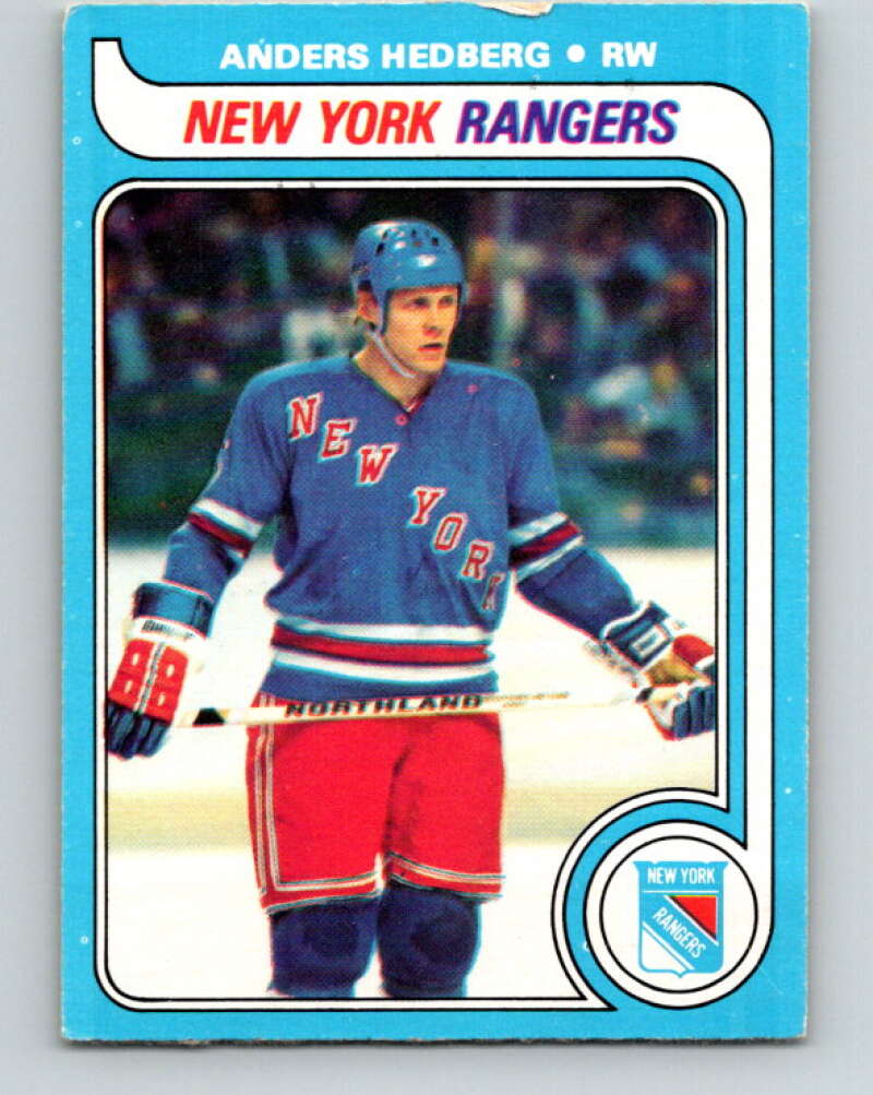 1979-80 O-Pee-Chee #240 Anders Hedberg New York Rangers V19051