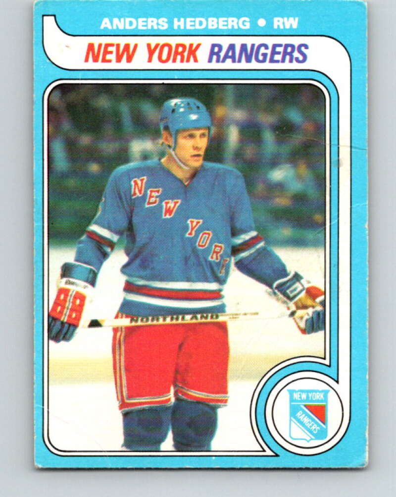 1979-80 O-Pee-Chee #240 Anders Hedberg New York Rangers V19053