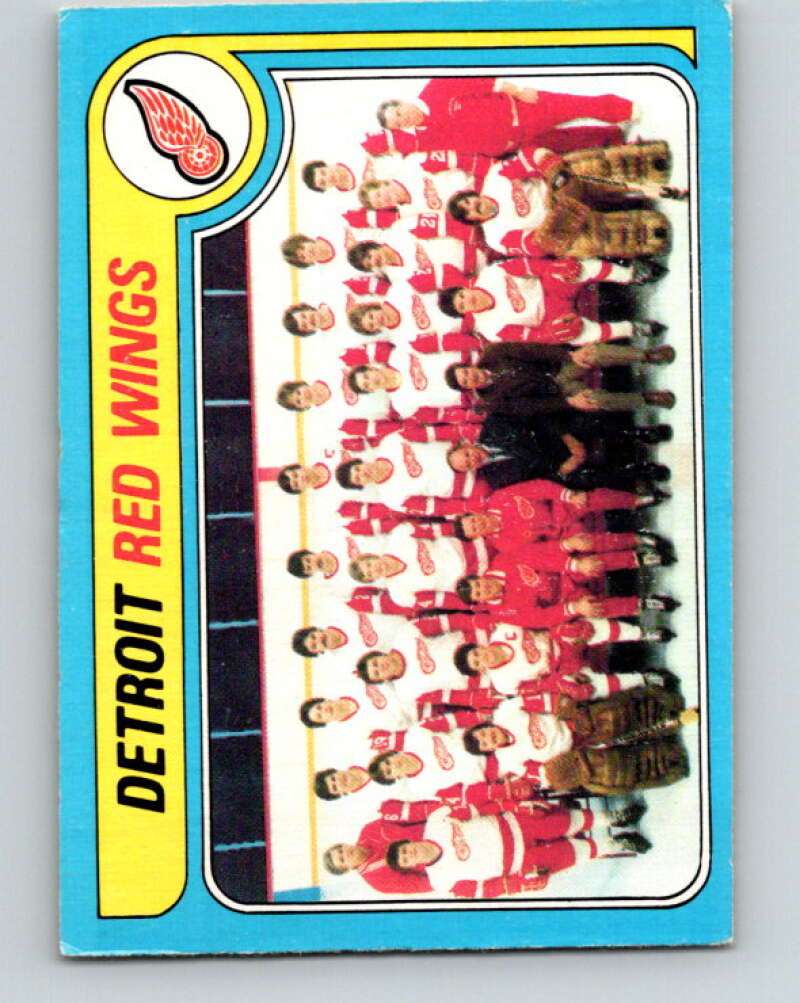 1979-80 O-Pee-Chee #249 Red Wings Team CL Detroit Red Wings V19145