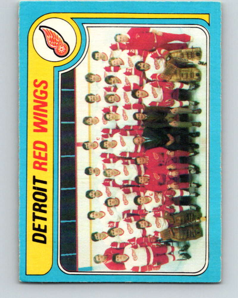 1979-80 O-Pee-Chee #249 Red Wings Team CL Detroit Red Wings V19146