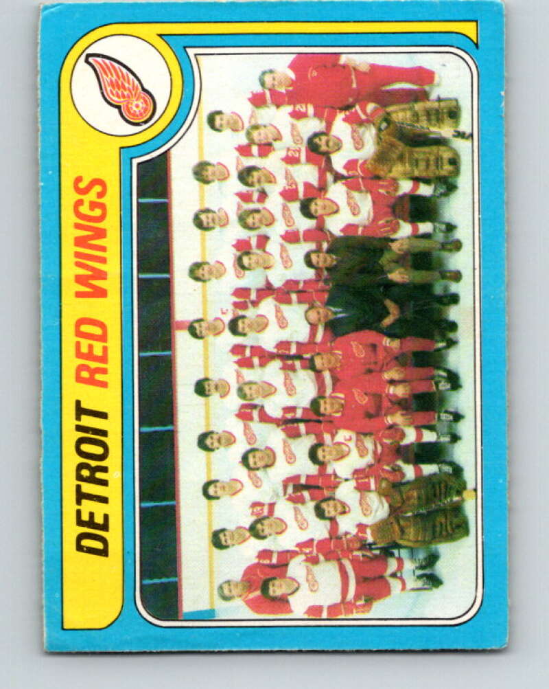 1979-80 O-Pee-Chee #249 Red Wings Team CL Detroit Red Wings V19147