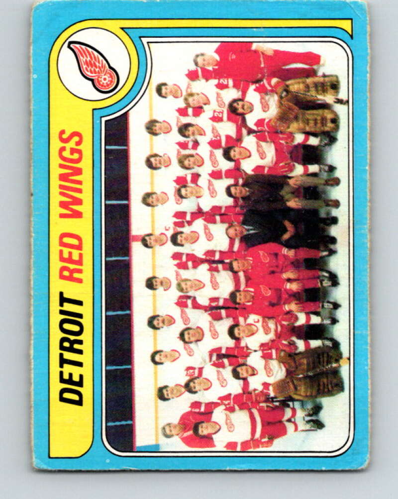 1979-80 O-Pee-Chee #249 Red Wings Team CL Detroit Red Wings V19150
