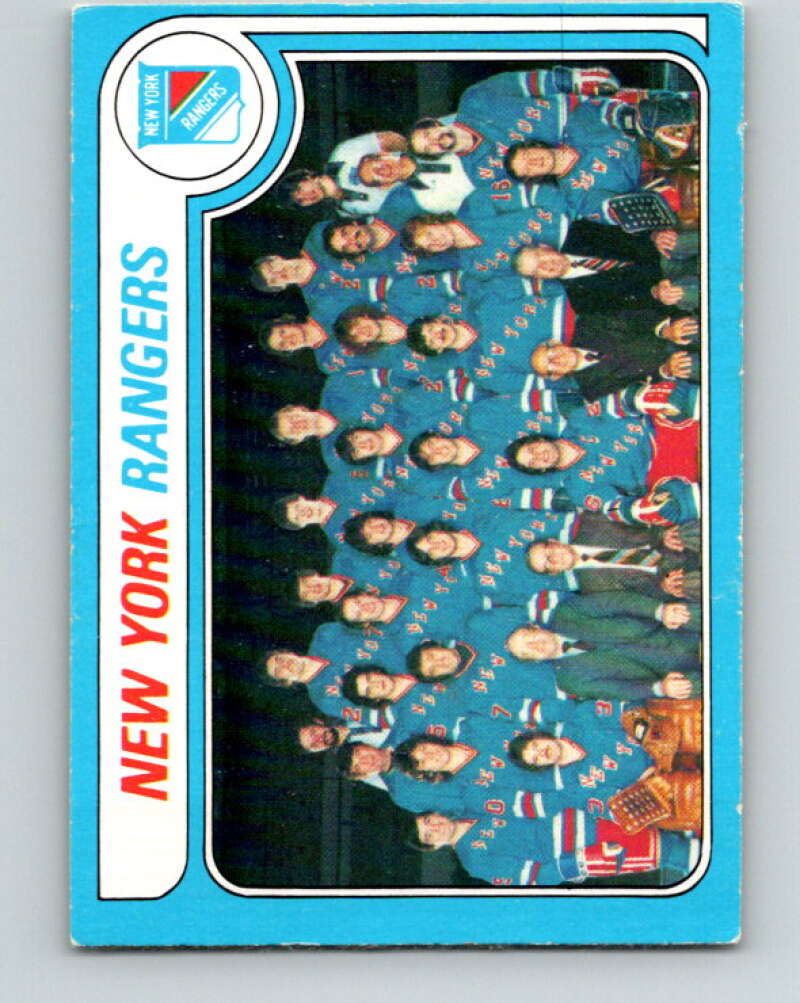 1979-80 O-Pee-Chee #254 Rangers Team CL New York Rangers V19190