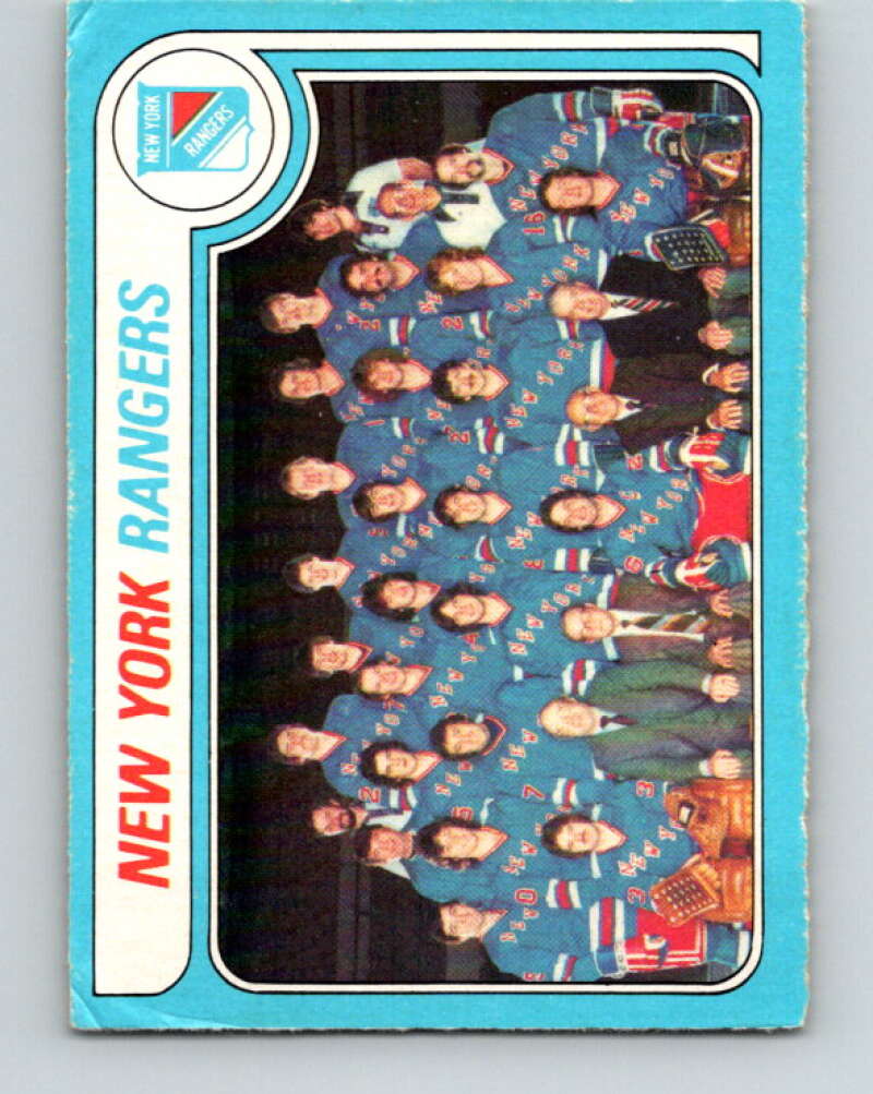 1979-80 O-Pee-Chee #254 Rangers Team CL New York Rangers V19192