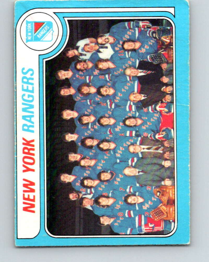 1979-80 O-Pee-Chee #254 Rangers Team CL New York Rangers V19195