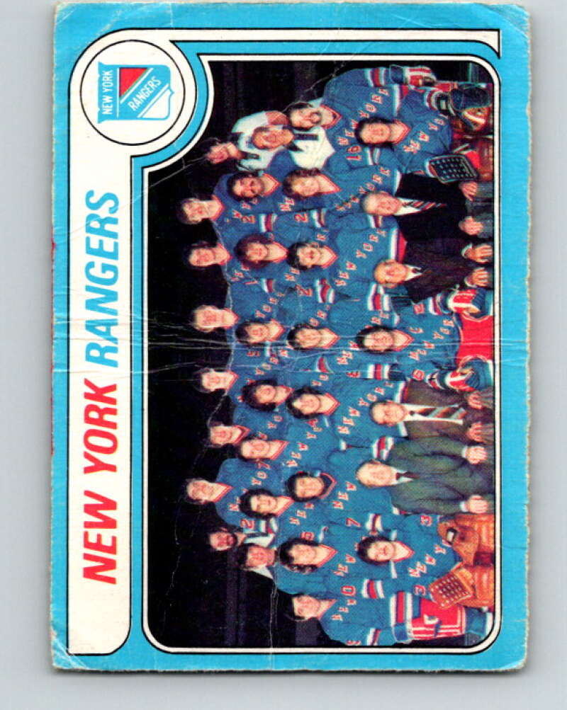 1979-80 O-Pee-Chee #254 Rangers Team CL New York Rangers V19201