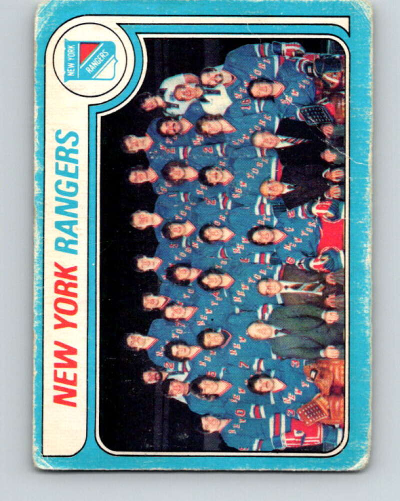 1979-80 O-Pee-Chee #254 Rangers Team CL New York Rangers V19202