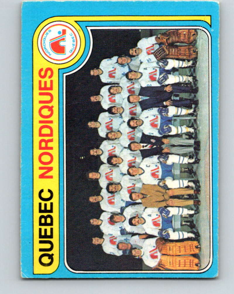 1979-80 O-Pee-Chee #261 Nordiques Team CL Quebec Nordiques V19255