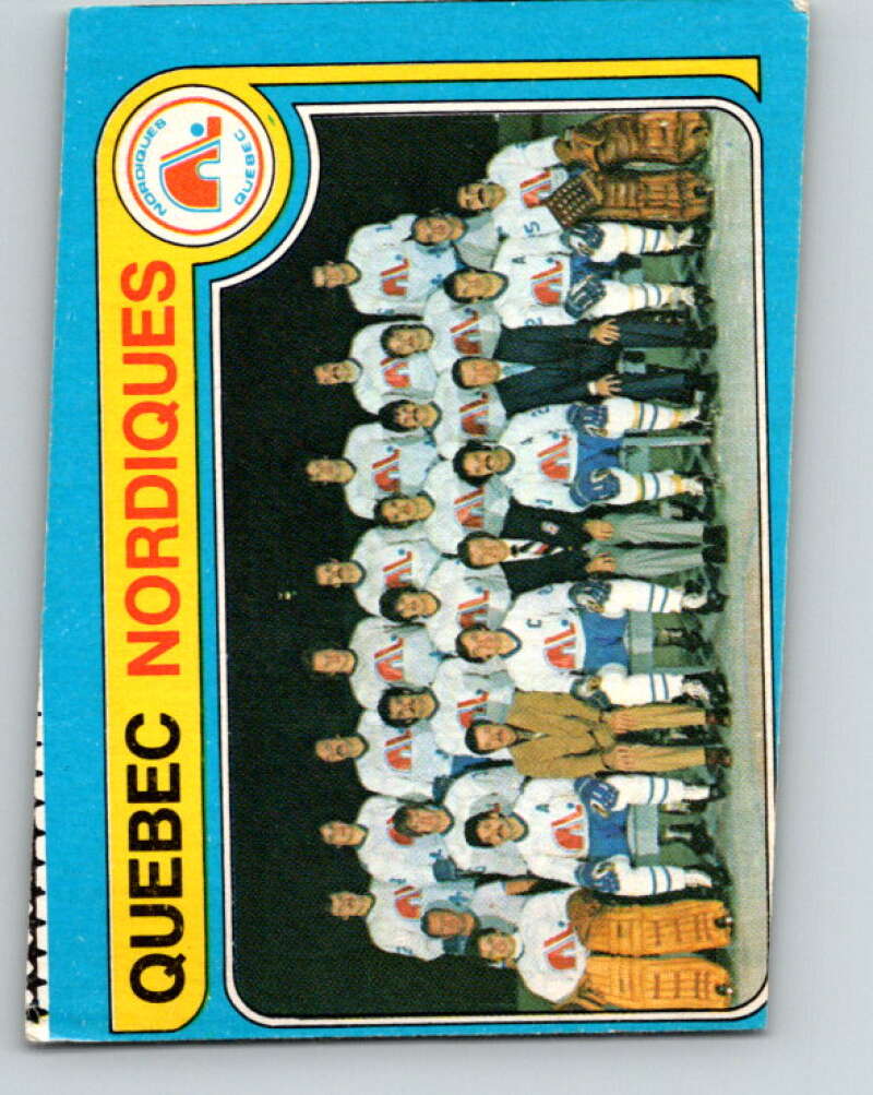 1979-80 O-Pee-Chee #261 Nordiques Team CL Quebec Nordiques V19257