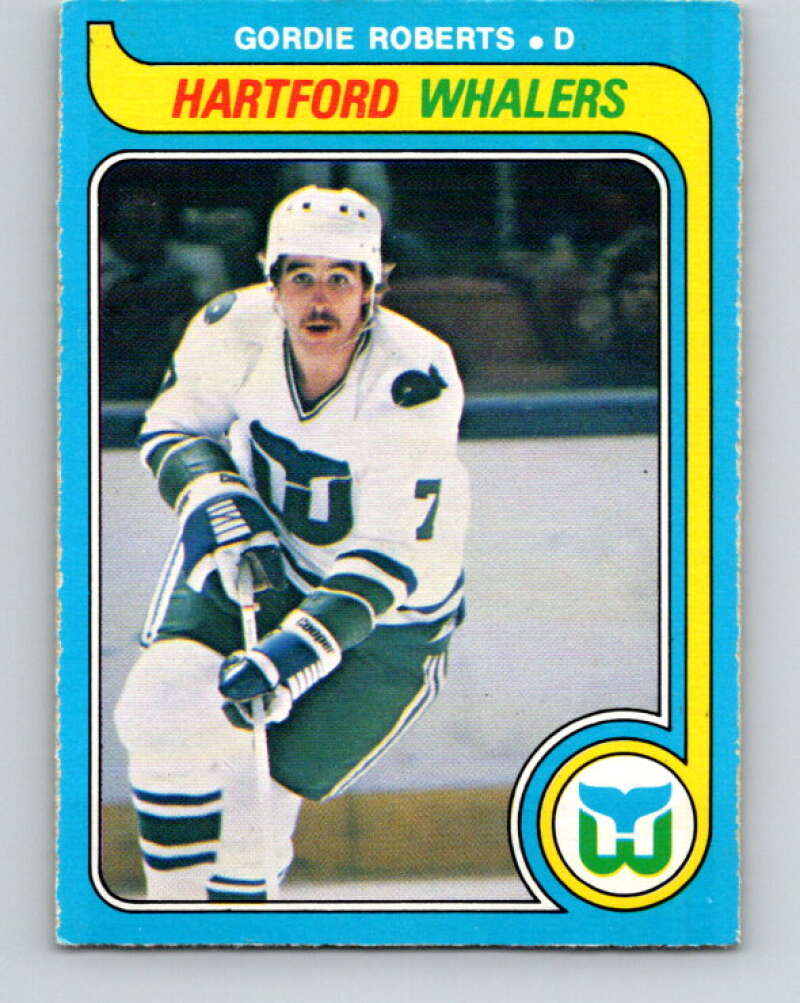 1979-80 O-Pee-Chee #265 Gordie Roberts RC Rookie Hartford Whalers V19289