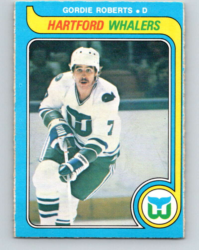1979-80 O-Pee-Chee #265 Gordie Roberts RC Rookie Hartford Whalers V19298