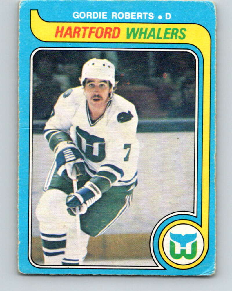1979-80 O-Pee-Chee #265 Gordie Roberts RC Rookie Hartford Whalers V19301