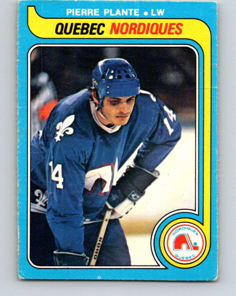 1979-80 O-Pee-Chee #275 Pierre Plante Quebec Nordiques V19367