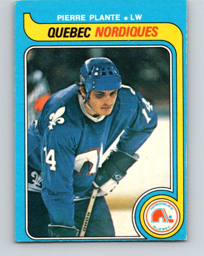 1979-80 O-Pee-Chee #275 Pierre Plante Quebec Nordiques V19368