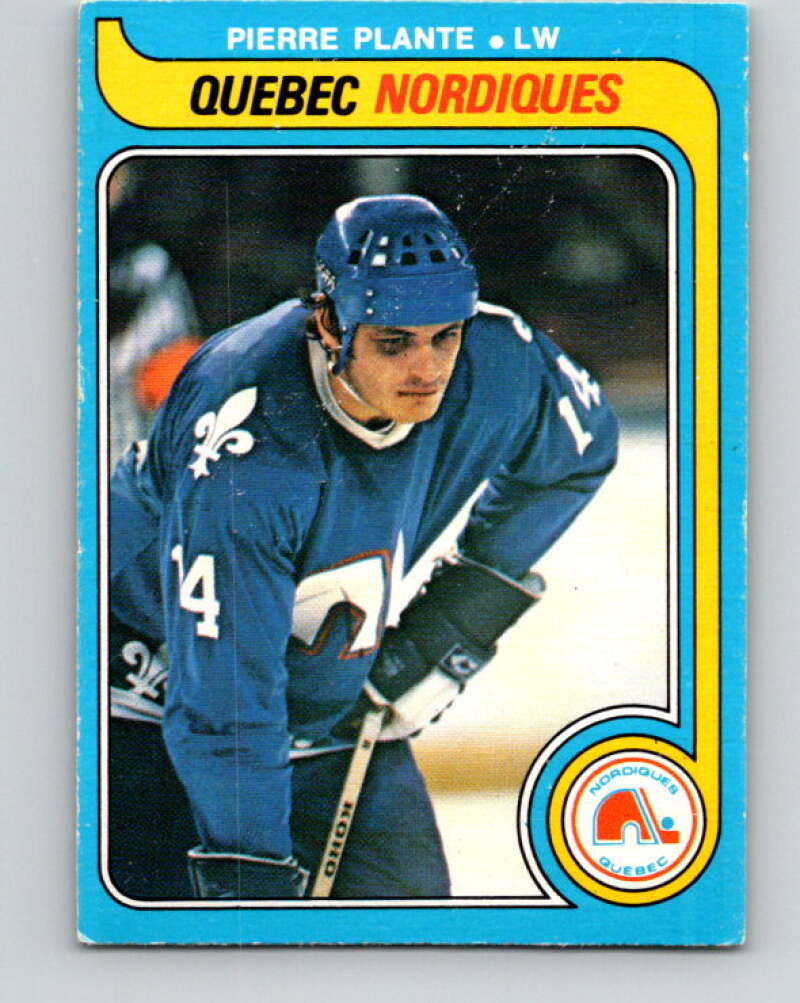 1979-80 O-Pee-Chee #275 Pierre Plante Quebec Nordiques V19369