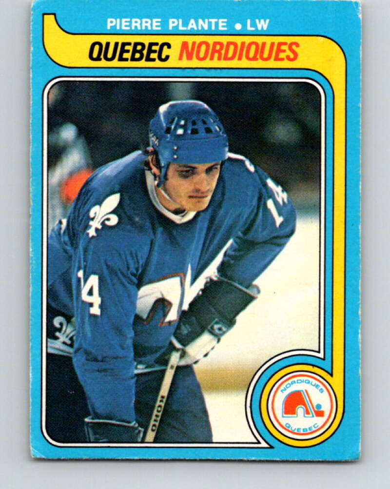 1979-80 O-Pee-Chee #275 Pierre Plante Quebec Nordiques V19371