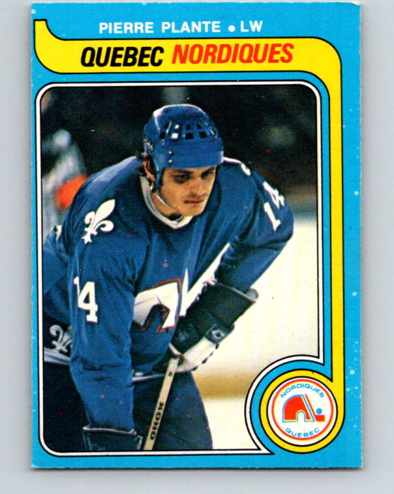 1979-80 O-Pee-Chee #275 Pierre Plante Quebec Nordiques V19375