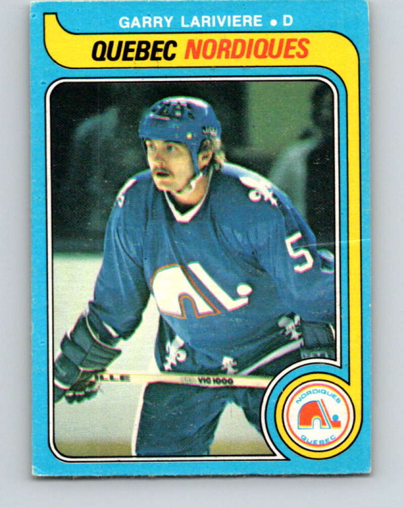 1979-80 O-Pee-Chee #291 Garry Lariviere Quebec Nordiques V19525