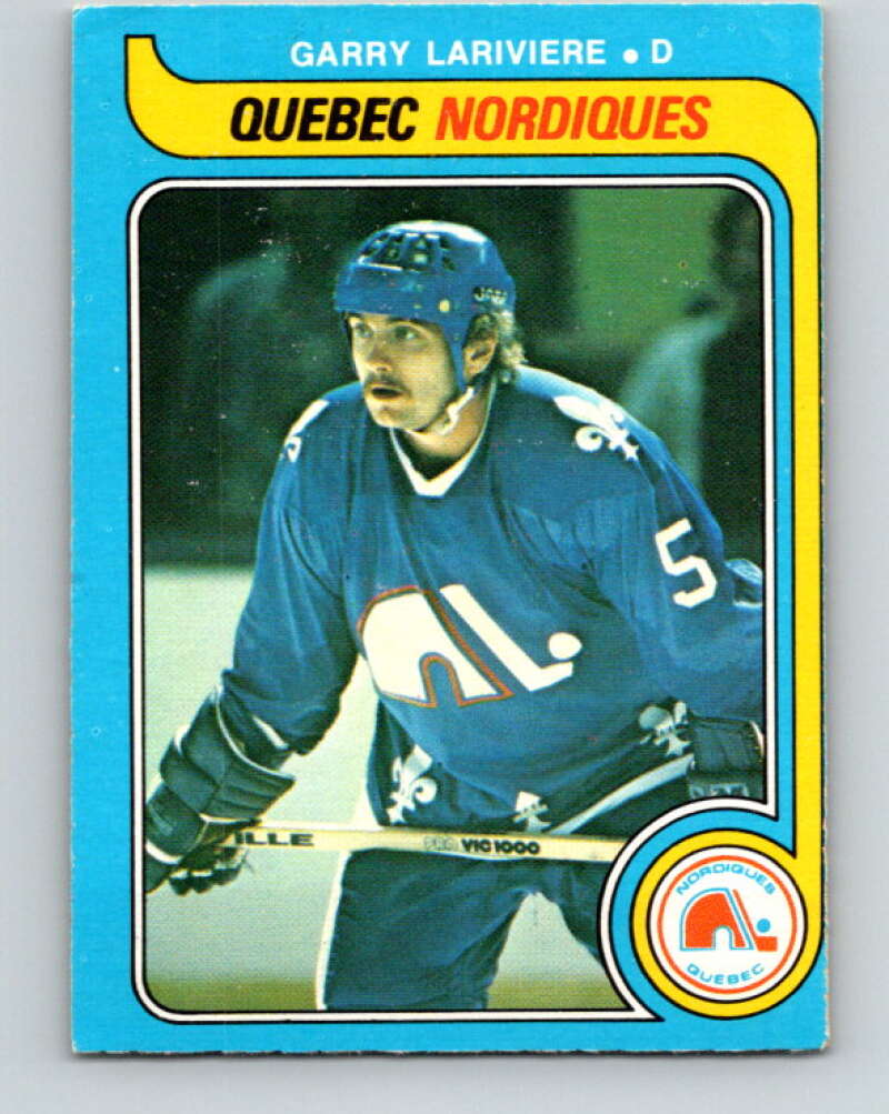 1979-80 O-Pee-Chee #291 Garry Lariviere Quebec Nordiques V19526