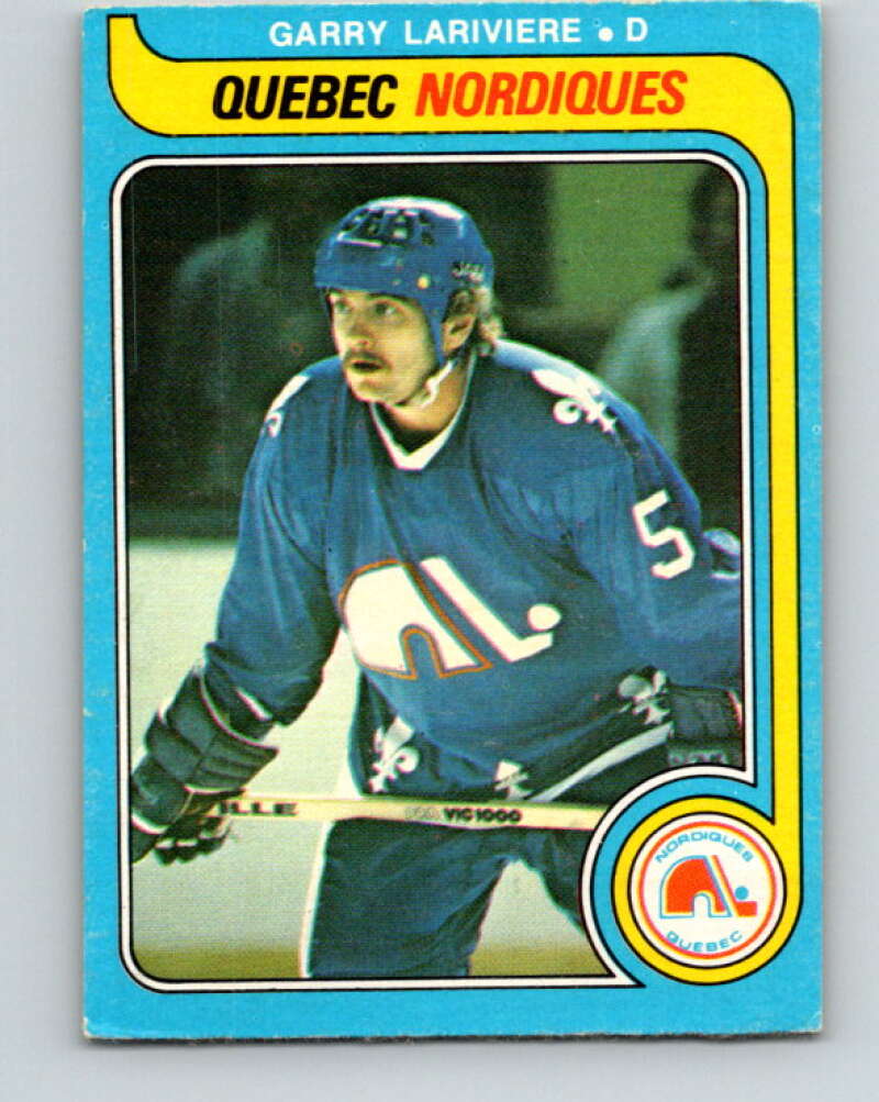 1979-80 O-Pee-Chee #291 Garry Lariviere Quebec Nordiques V19528