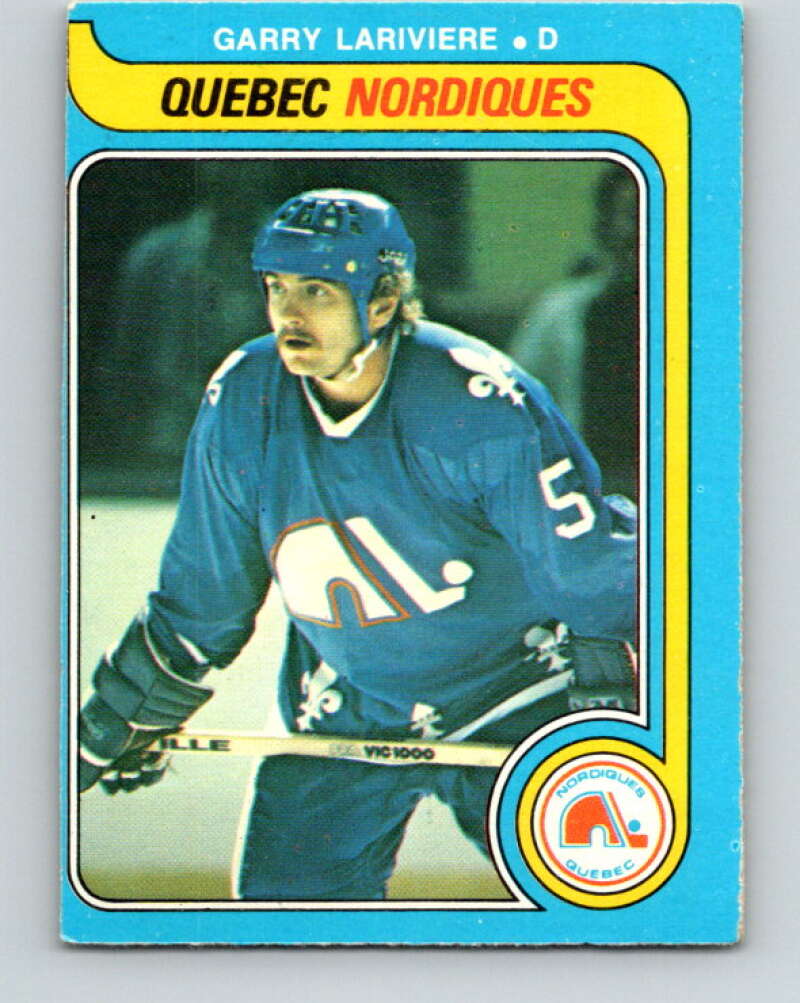 1979-80 O-Pee-Chee #291 Garry Lariviere Quebec Nordiques V19529