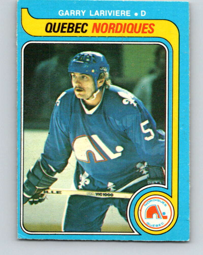 1979-80 O-Pee-Chee #291 Garry Lariviere Quebec Nordiques V19530
