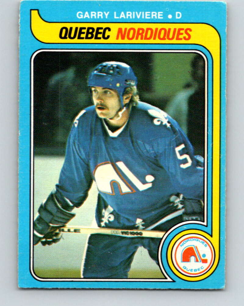 1979-80 O-Pee-Chee #291 Garry Lariviere Quebec Nordiques V19531