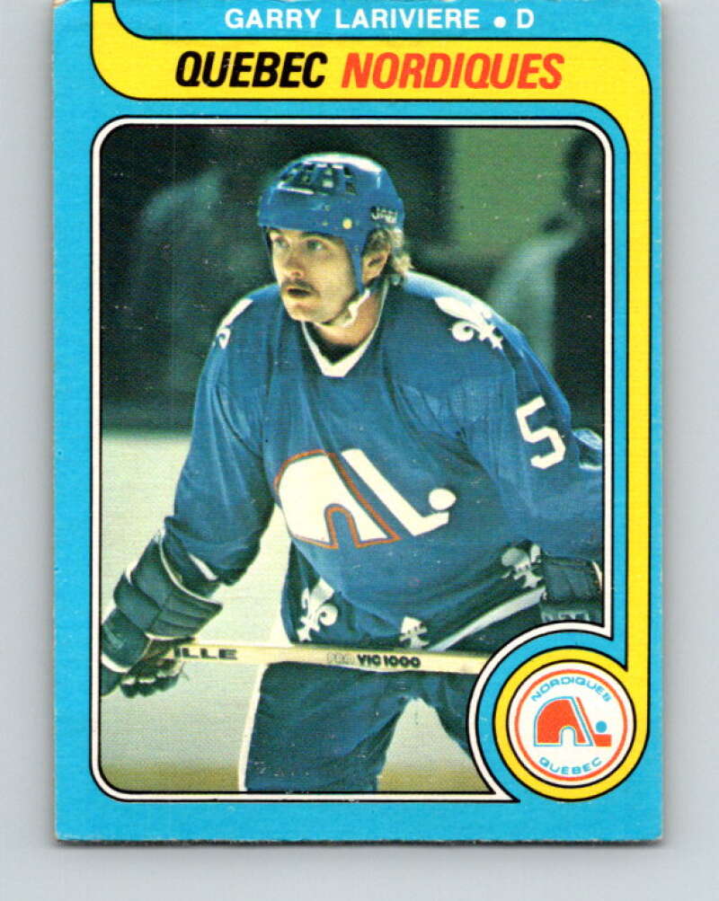 1979-80 O-Pee-Chee #291 Garry Lariviere Quebec Nordiques V19533