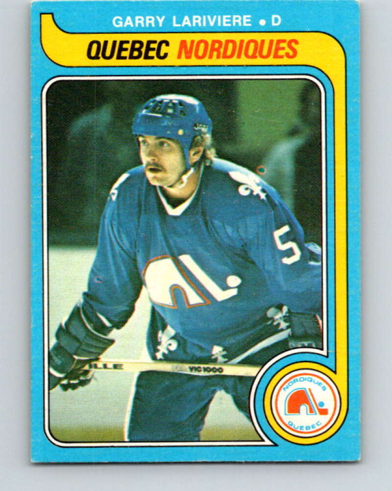1979-80 O-Pee-Chee #291 Garry Lariviere Quebec Nordiques V19535