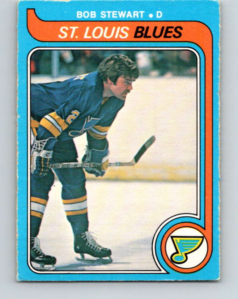1979-80 O-Pee-Chee #297 Bob Stewart St. Louis Blues V19588